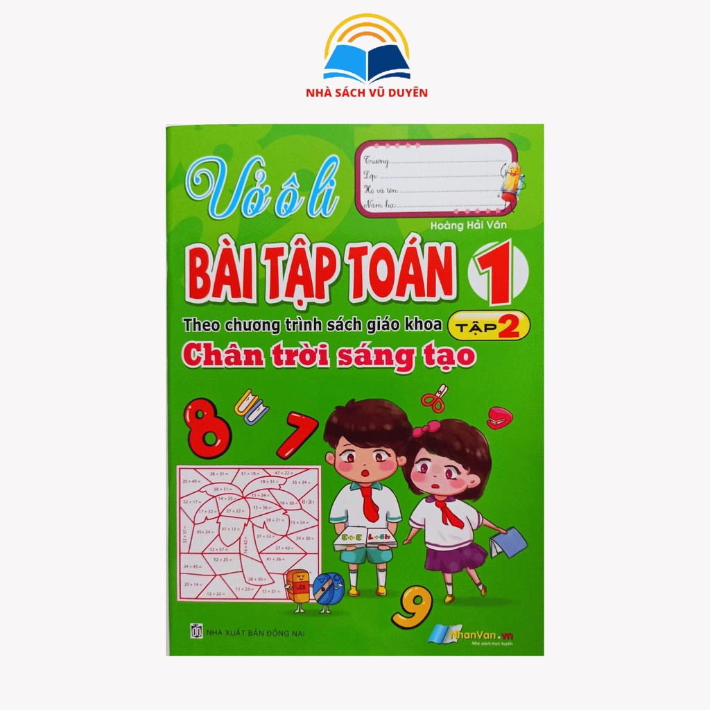 Sách - Combo Vở Ôli Bài Tập Toán Lớp 1 - Biên Soạn Theo Chương Trình SGK Chân Trời Sáng Tạo