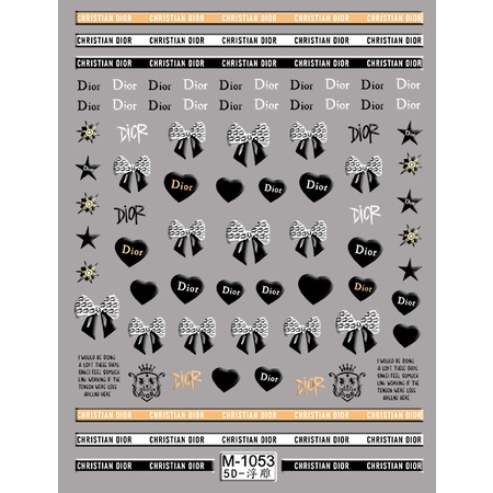 Mã sticker 5d nail trang trí mới nhé a 1048