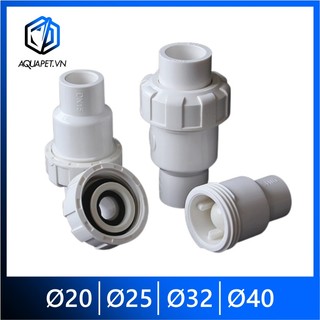 Van một chiều bể cá màu trắng