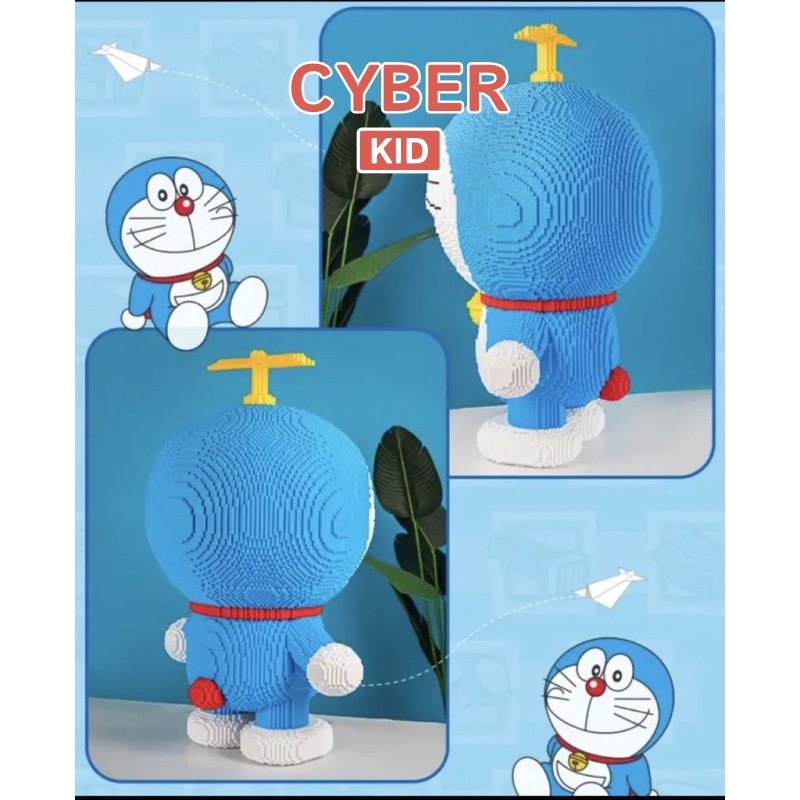 Đồ chơi lắp ráp doremon chong chóng tre cho bé