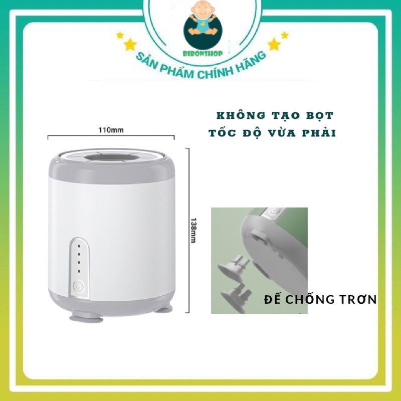 Combo Máy đun nước pha sữa Misuta tieng viet kèm máy lắc sữa