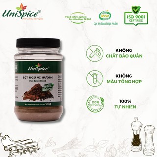 Bột ngũ vị hương Unispice lọ 90g/ Gia vị tự nhiên ướp thịt siêu ngon siêu thơm