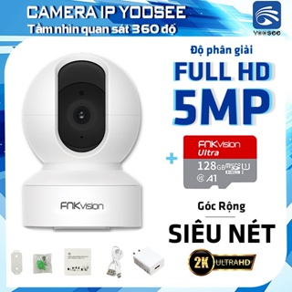 Camera Wifi Fnkvision siêu nét YOOSEE U2 5MP 360 đàm thoại 2 chiều