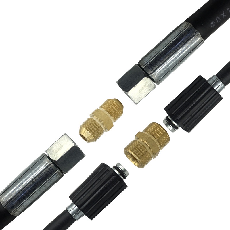Kép thau, Khớp nối dây xịt máy rửa xe 2 đầu ren 22mm