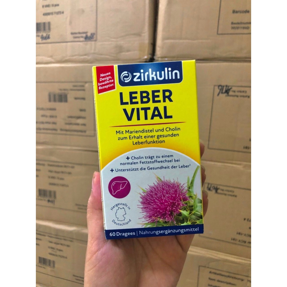 Viên Uống Bổ Gan Zirkulin Leber Vital 60v