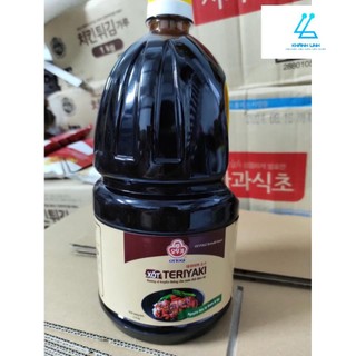 Sốt teriyaki ottogi hàn quốc 2.25kg can to cho nhà hàng - 데리야끼 소스