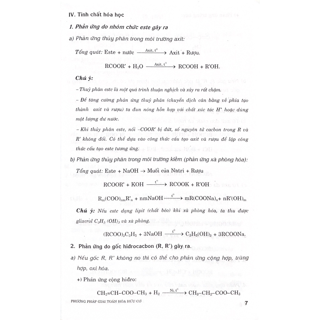 Sách - Phương pháp giải toán hoá học hữu cơ - Huỳnh Văn Út