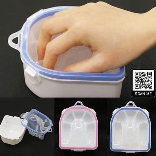 Bát ngâm tay làm nail 2 lớp