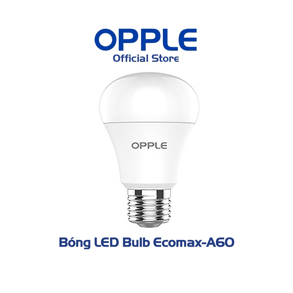 [COMBO 5 BÓNG] Bóng OPPLE LED Bulb EcoMax A60-E27-9W - Tiết kiệm điện, tuổi thọ cao