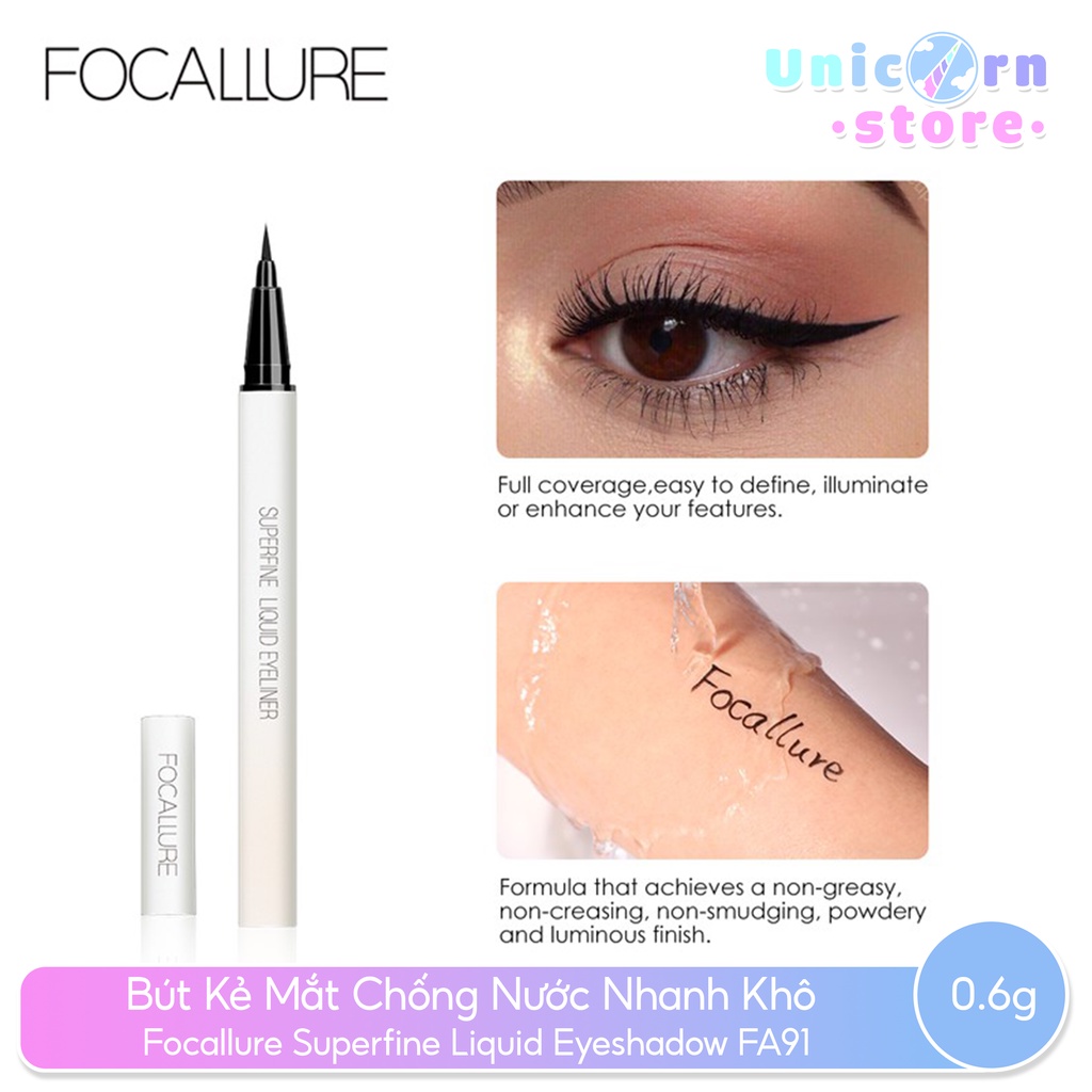Bút Kẻ Mắt Chống Nước Nhanh Khô Focallure Superfine Liquid Eyeshadow FA91