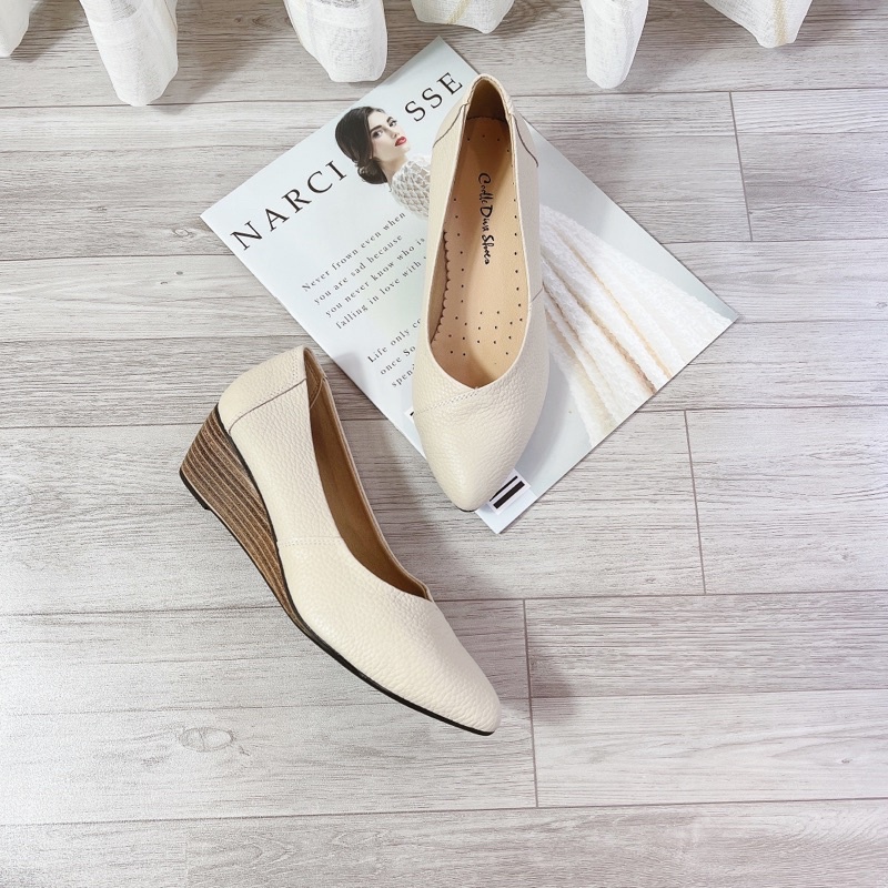 Giày đế xuồng da thật - 2097