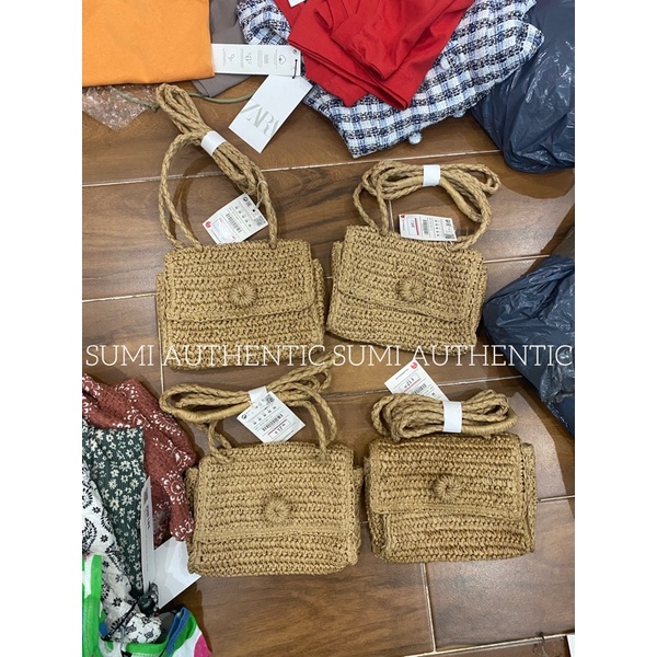 Túi cói Pullbear vợt sale