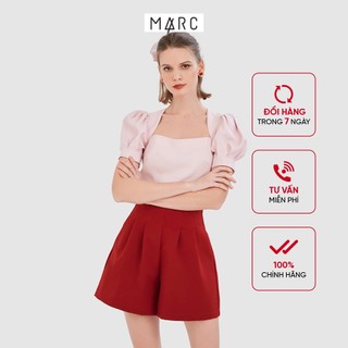 Áo nữ MARC FASHION crop nhấn tay lồng đèn FARH013821