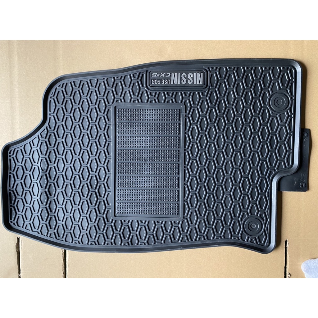 Thảm Sàn, Thảm Lót Sàn Cao Su Đúc Nissin Vân Tổ Ong Chuẩn Form Xe Mazda Cx5