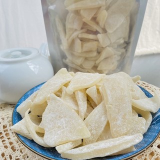 Mứt dừa non miếng sên đường phèn nhà làm, ngọt thanh chuẩn ngon