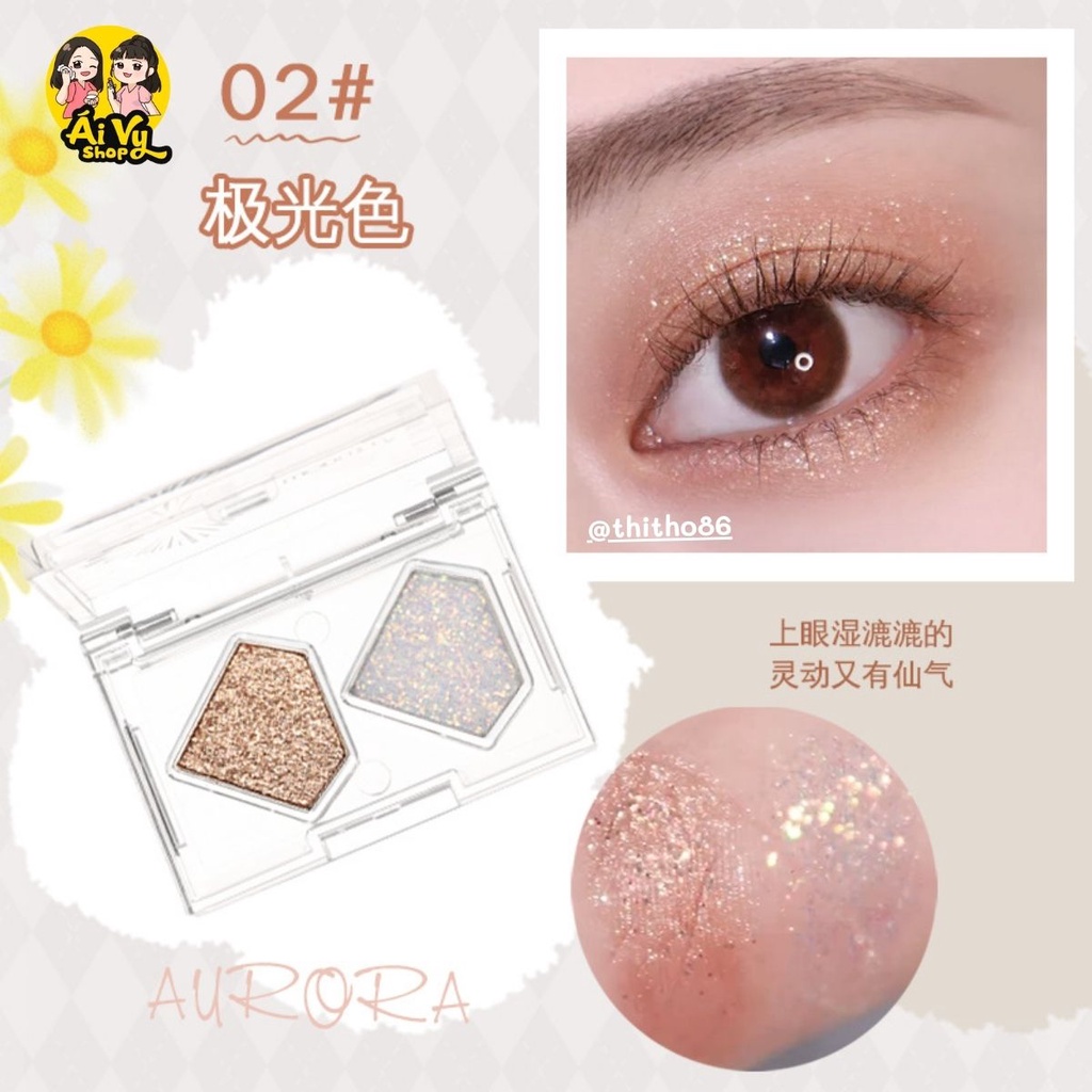 Nhũ Mắt 2 Ô WODWOD Skiny Diamond W945