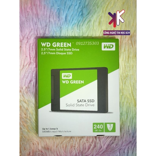 SSD Western Digital Green Sata III 120GB - 240GB bảo hành 3 năm | BigBuy360 - bigbuy360.vn