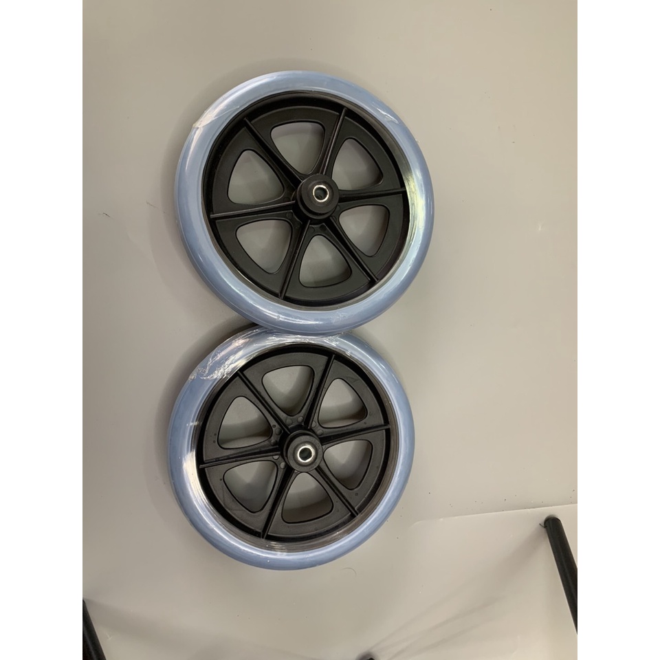 Bánh xe lăn trước màu xám 8 inch