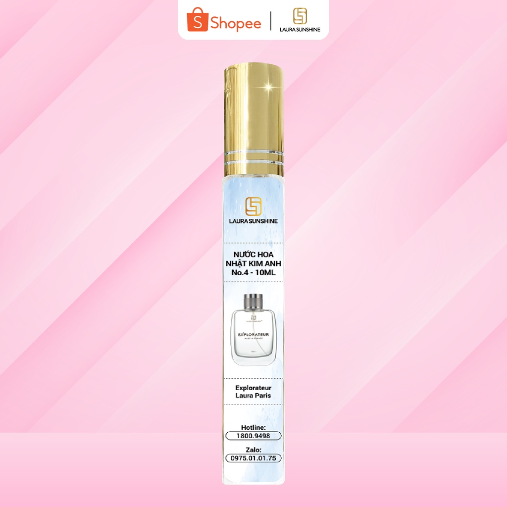 Nước hoa Nam Explorateur Laura Paris Mini No4 10ml Chính Hãng