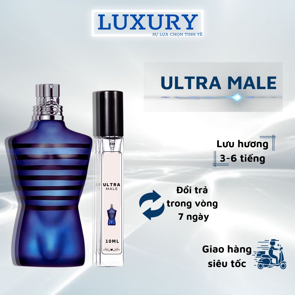 [MẪU THỬ] Nước Hoa Chiết Jean Paul Gaultier Ultra Male Intense EDT. Dành Cho Nam NAM TÍNH_SANG TRỌNG