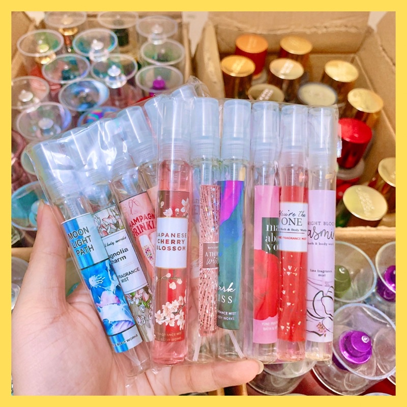 Body Mist Xịt Thơm Toàn Thân Bath And Body Works Và Victoria Secret 10ml
