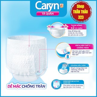 TẢ / BỈM QUẦN CARYN MỎNG NHẸ SIÊU THẤM