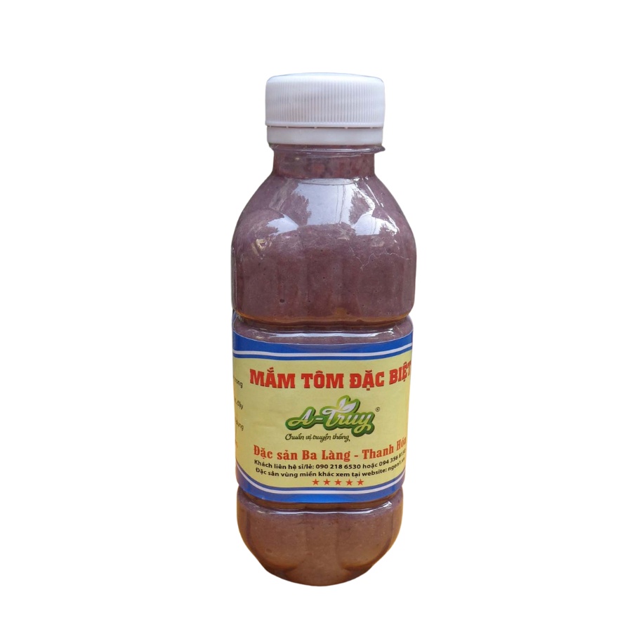 Mắm tôm đặc biệt A-Truy đặc sản Ba làng - Thanh Hóa mắm thơm ngon, vị dịu không sạn (chai 300g)