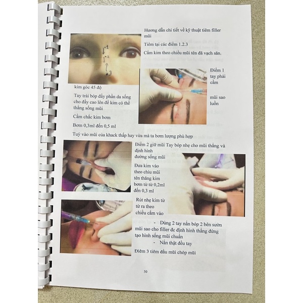 Hướng dẫn TIÊM FILLER & BOTOX đầy đủ, chuyên nghiệp cho spa
