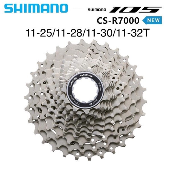 Líp Xe Đạp Shimano 105 CS- R7000 11 Tốc Độ 12-25T 11-28/30/32/34T Dành Cho Xe Đạp Road