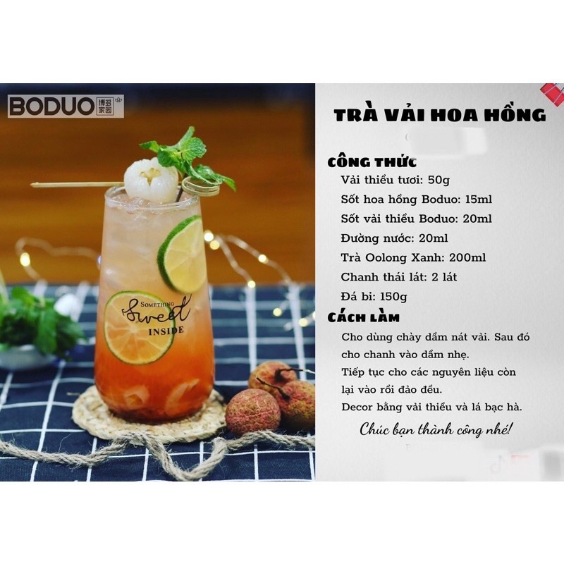 Mứt Hoa Hồng Boduo hộp 1kg