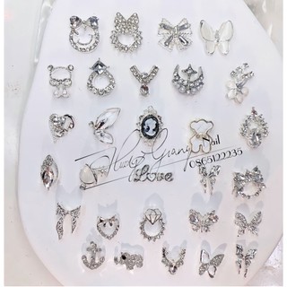 Charm nail - charm các loại - charm màu trắng