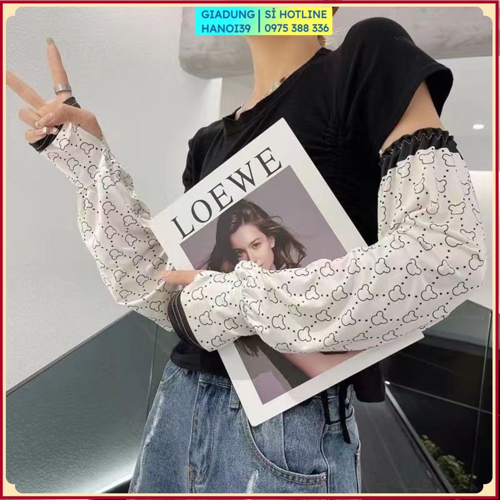 Găng tay nữ chống nắng xỏ ngón dáng rộng,thiết kế đơn giản nhưng vô cùng sang trọng, Găng tay phù hợp với nhiều lứa tuổi