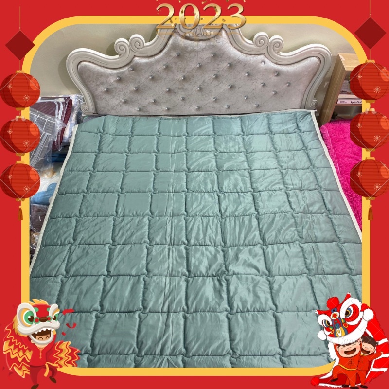 Tấm Trải Đệm Topper Nệm Trải Giường Trải Sàn Siêu Mỏng Cho Cả 4 Mùa Chiếu Trải Đa Năng phi lụa