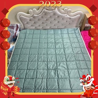 Tấm trải đệm topper nệm trải giường trải sàn siêu mỏng cho cả 4 mùa chiếu trải đa năng phi lụa