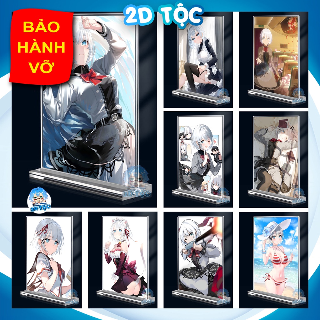 Khung ảnh Mica Kích thước A4,A5 In hình Anime Manga Light Novel Thám tử đã chết (2) đế lùa dày trong suốt - 2D Tộc Shop