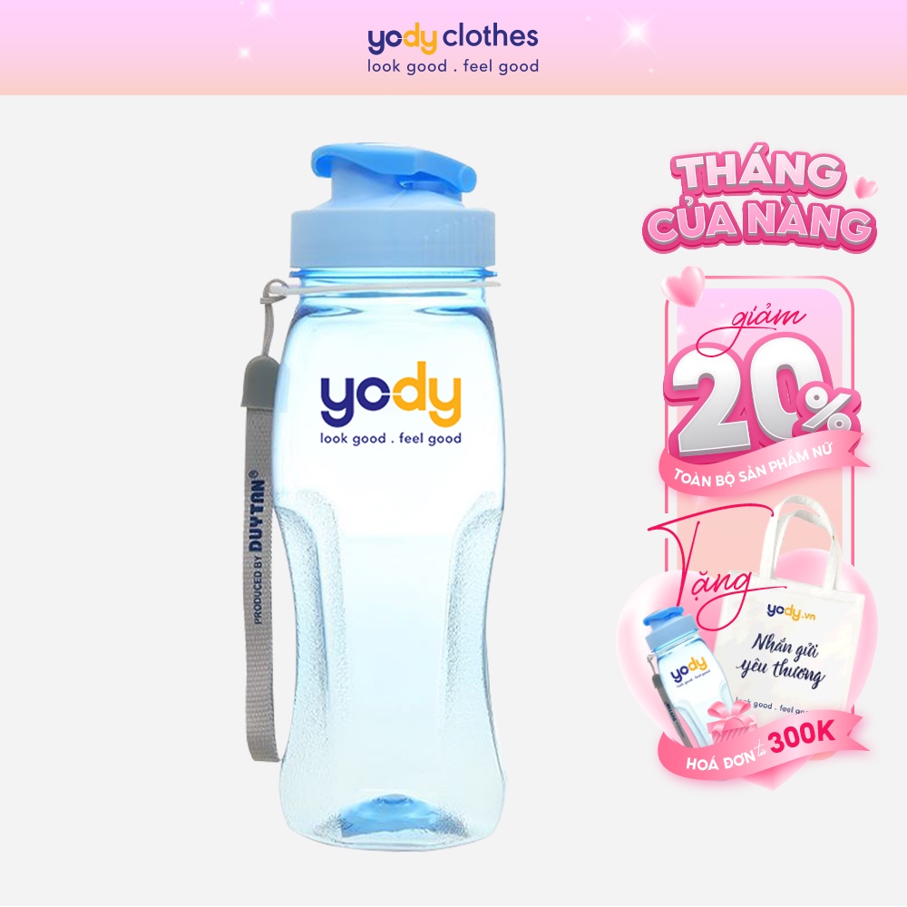 Bình nước nhựa cao cấp tặng khách hàng ZBNN001-MAU