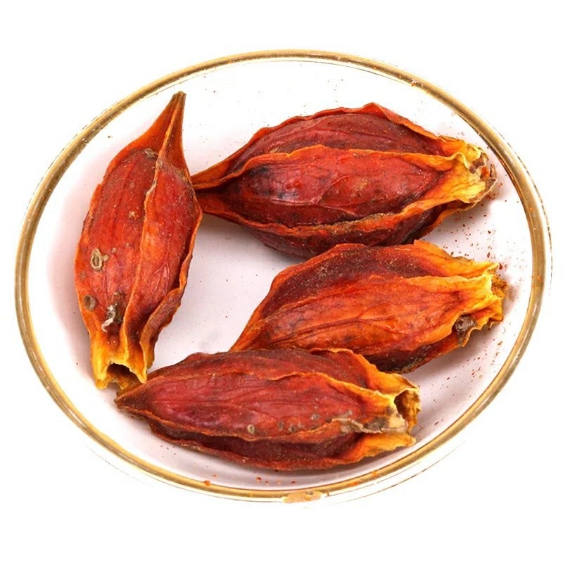 Quả dành dành sấy khô, quả to đậm màu