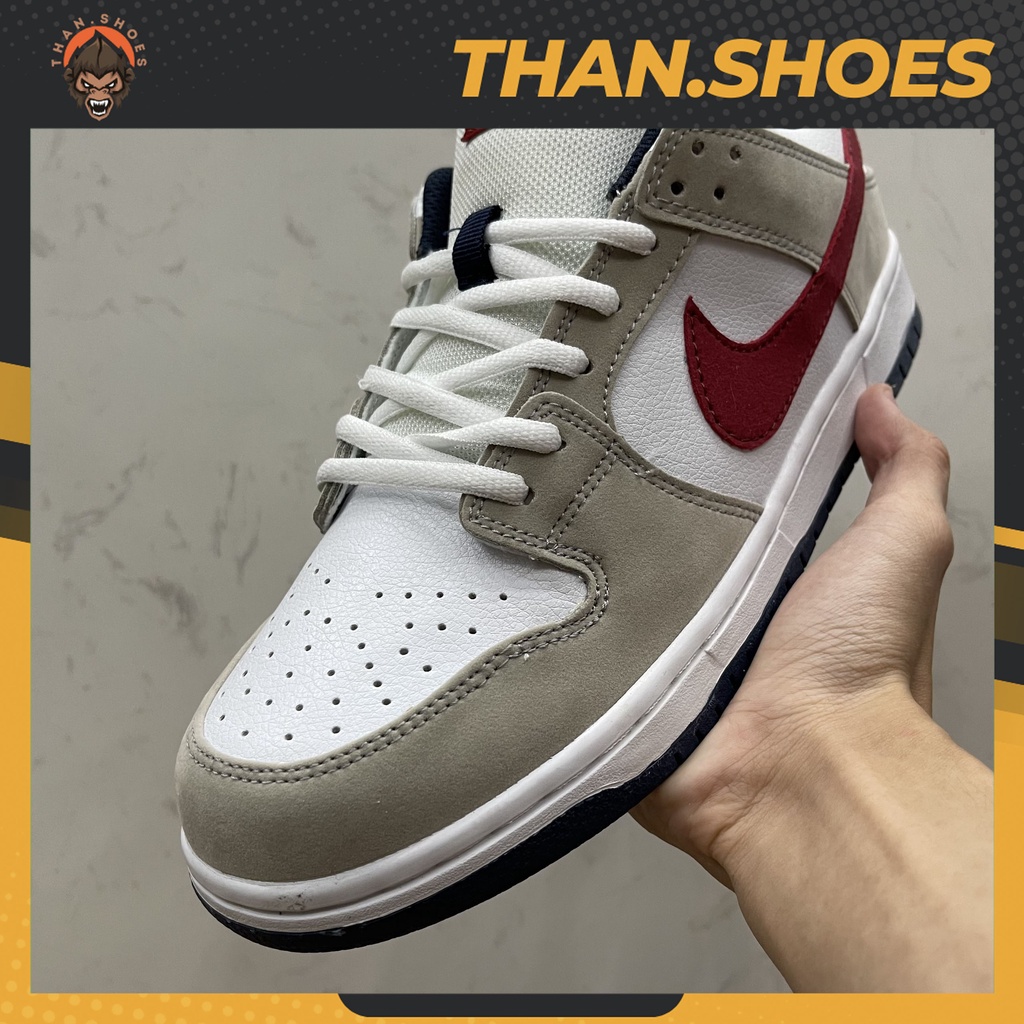 Giày SB Dunk Low Kasina, SB Xám Móc Đỏ - Than.Shoes