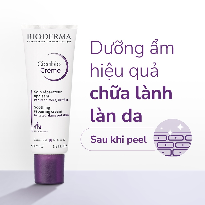 Kem dưỡng phục hồi da tổn thương Bioderma Cicabio Crème 40ml ILIVING-BIOKDT40