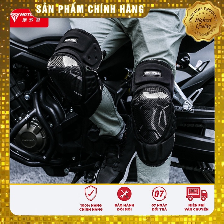Giáp tay chân carbon MOTOWOLF MDL1019