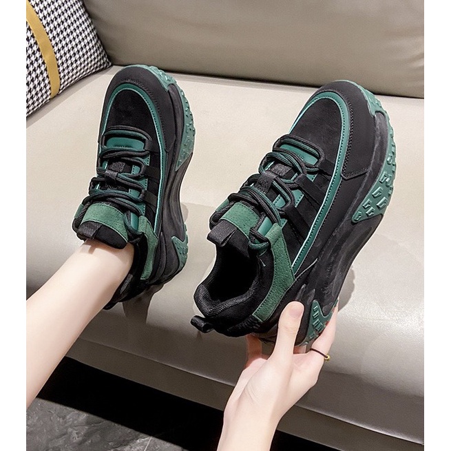 Giày thể thao đế bánh mì 2 màu, giày siêu đẹp