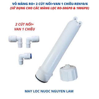 Vỏ Màng RO Và Phụ Kiện - (Sử Dụng Cho Các Màng Lọc RO 50GPD & 75GPD)