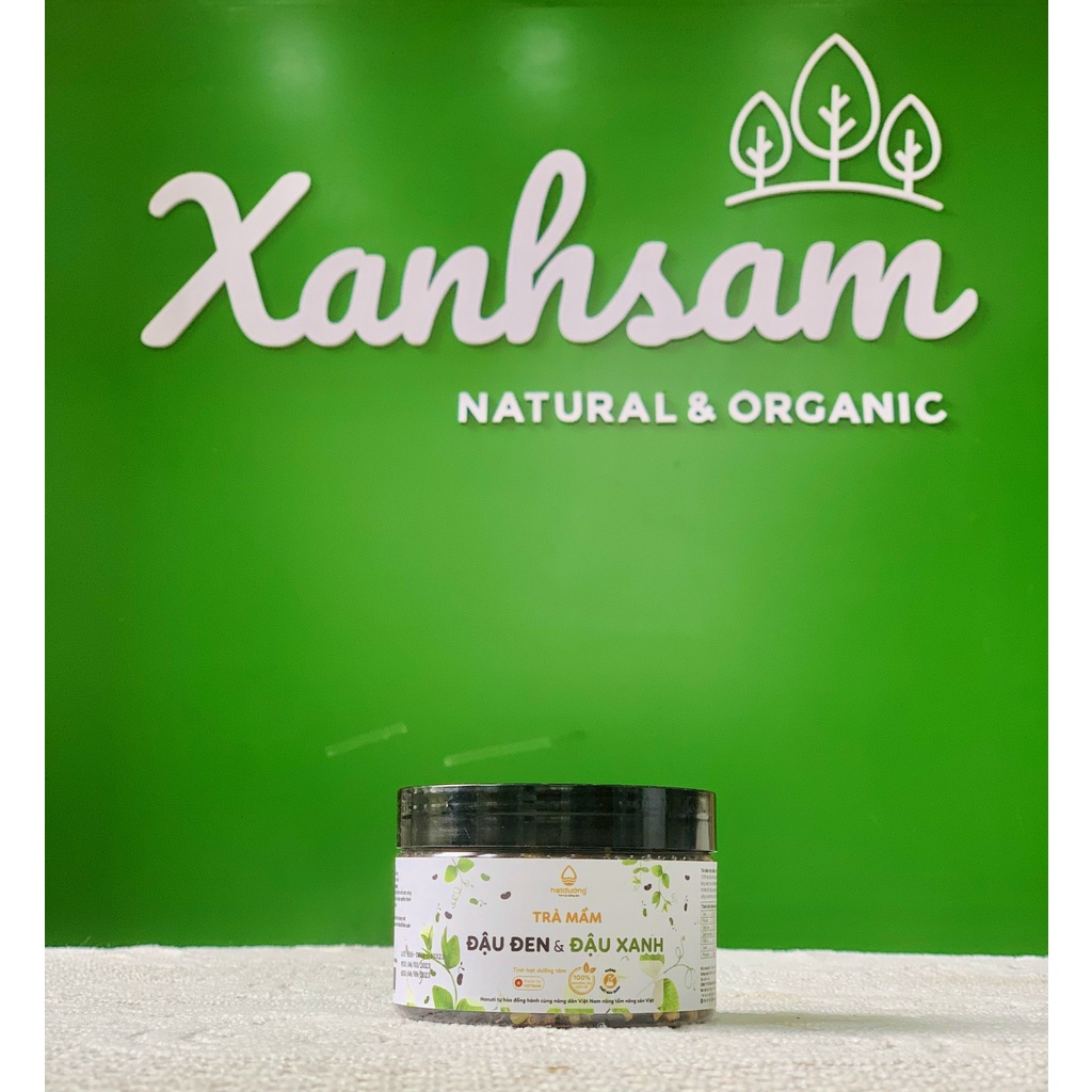 Trà mầm đậu đen và đậu xanh Hanuti - Xanhsam Organic