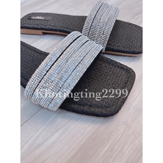 Dép lê đính đá đế bệt LĐ05