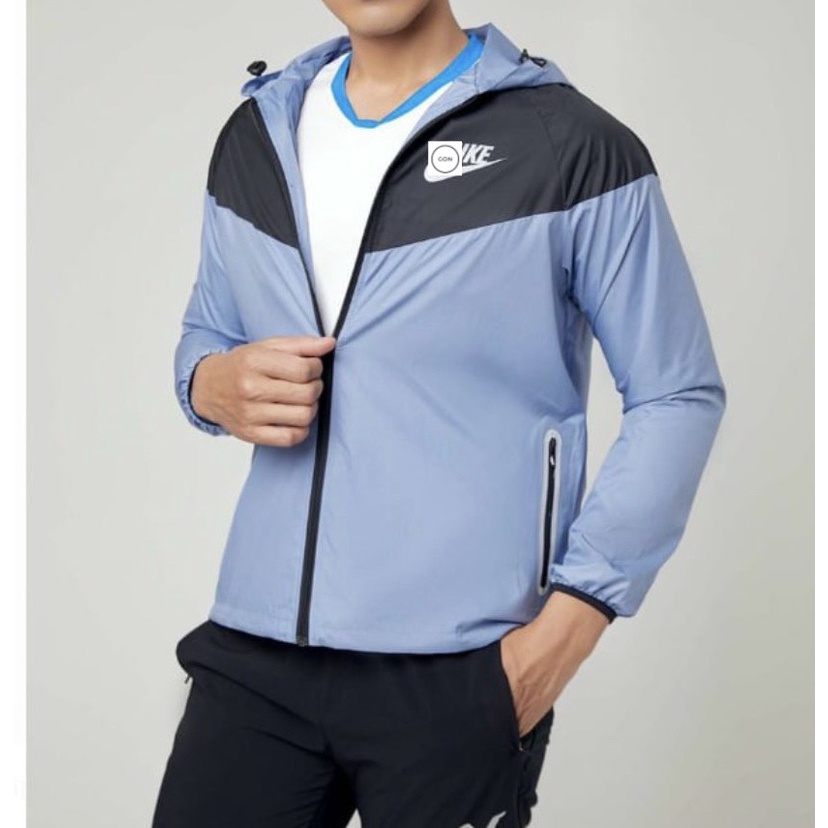 Áo khoác dù nam, áo khoác gió chống nắng, chống nước chất nhẹ mát, có lót trong lên phom chuẩn, 3 màu