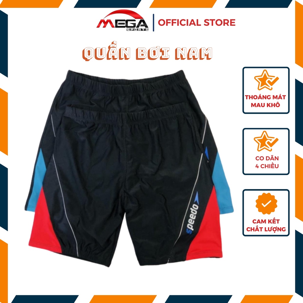 Đồ bơi nam, quần bơi nam dạng lửng SPEEDOO vải đẹp giá rẻ
