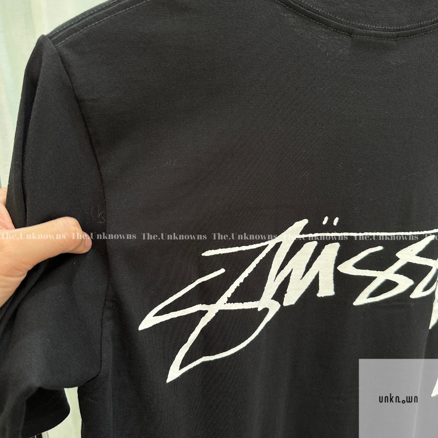 [Mirror Quality]-Áo Tee STUSSY Surf Stock Tee Black,Áo Thun Stussy cao cấp full túi tag