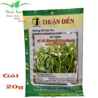 Hạt giống bí đỏ ăn ngọn siêu đọt gói 20g
