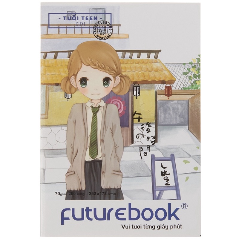 Vở kẻ ngang có lề khổ B5 Futurebook I Tuổi teen - Cuxi 80 / 120 / 200 trang mã SV211 / SV212 / SV213