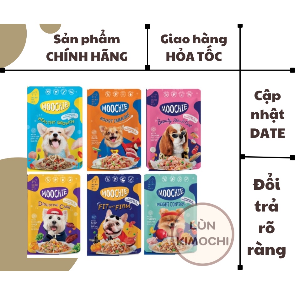 PATE MOOCHIE cho chó 85g